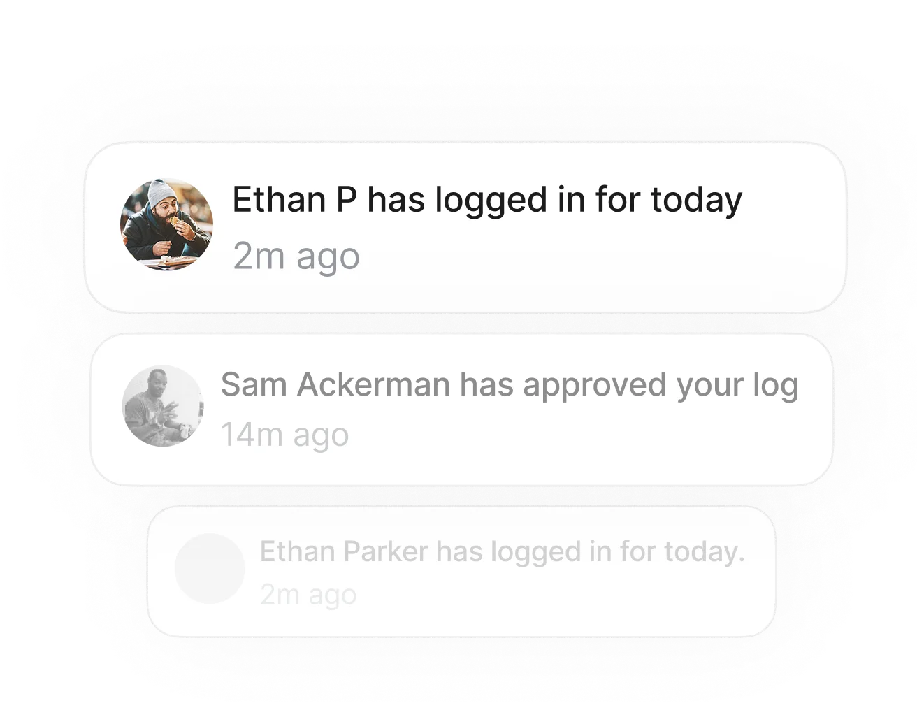 site logs captured
