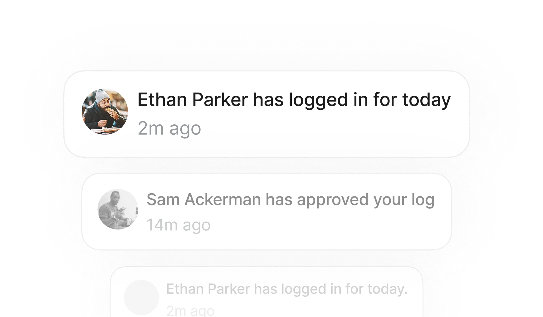 site logs captured