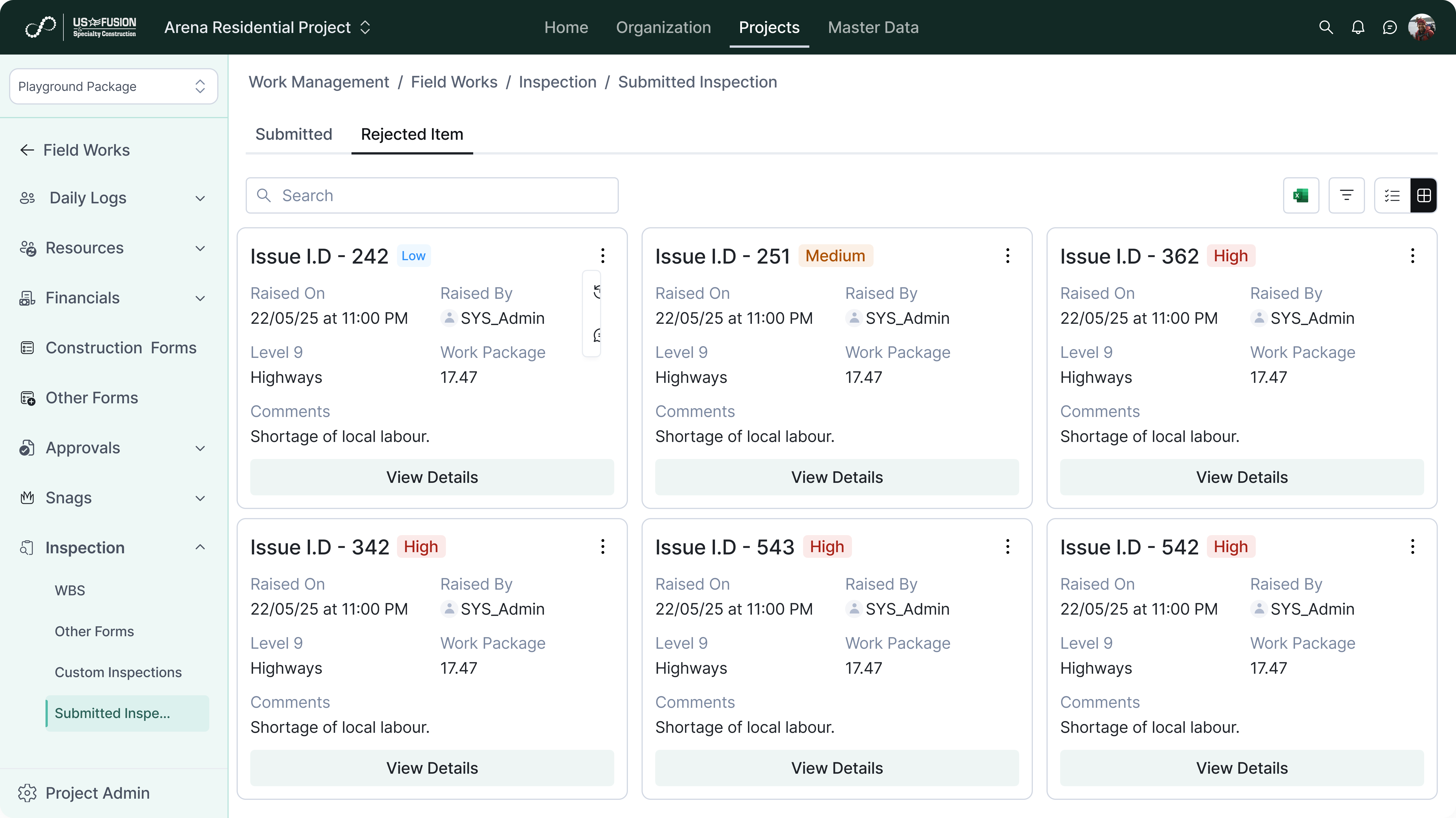 Issue and Observation Management