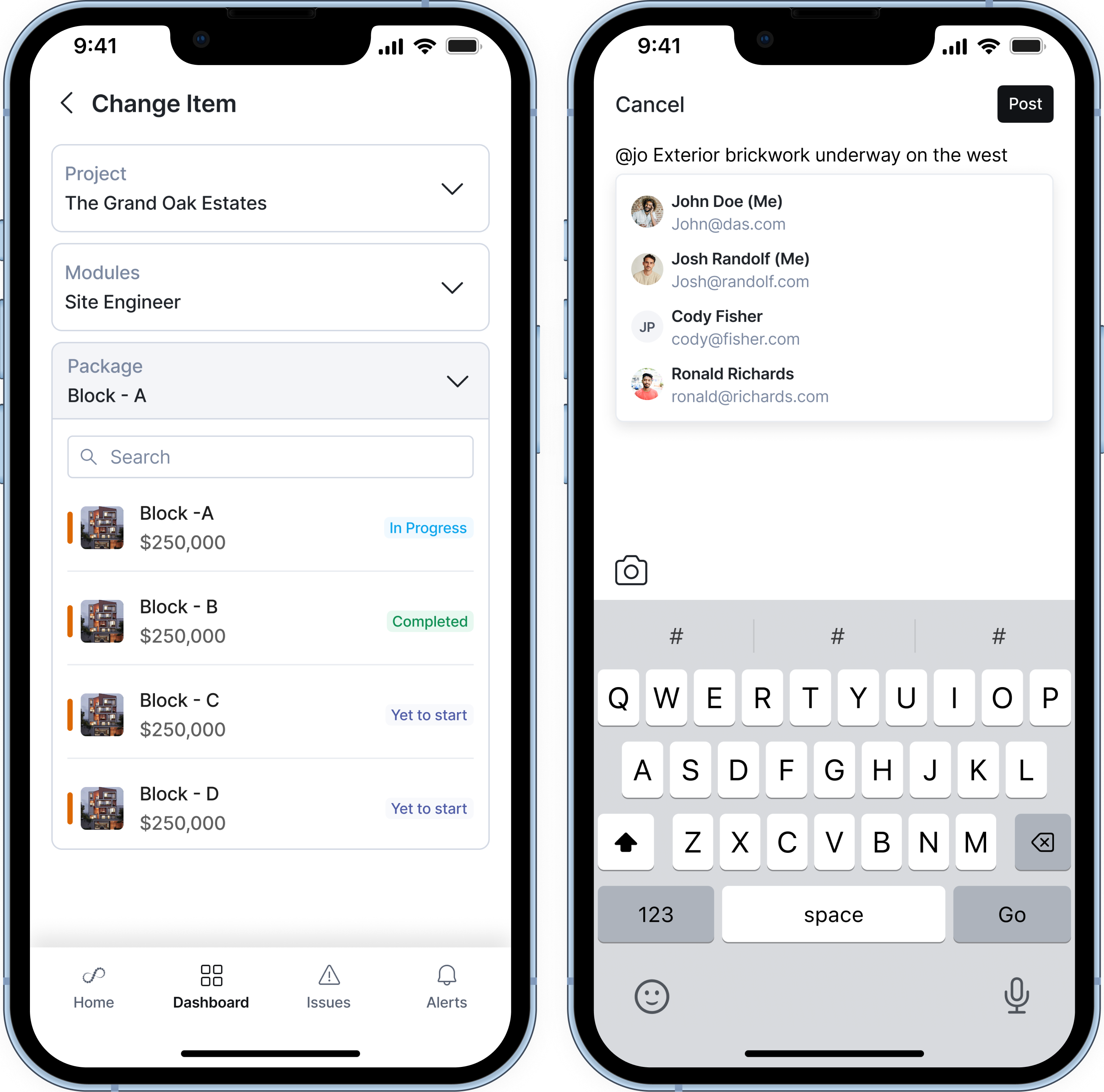 Issue and Follow-Up Tracking